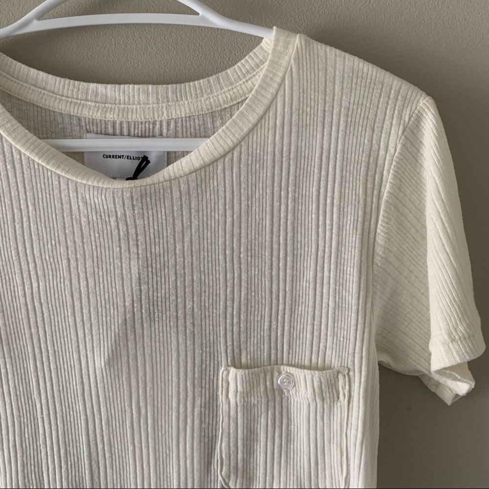Current Elliott white tee